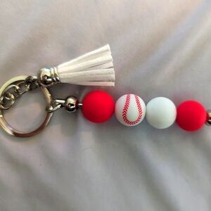 Baseball keychain